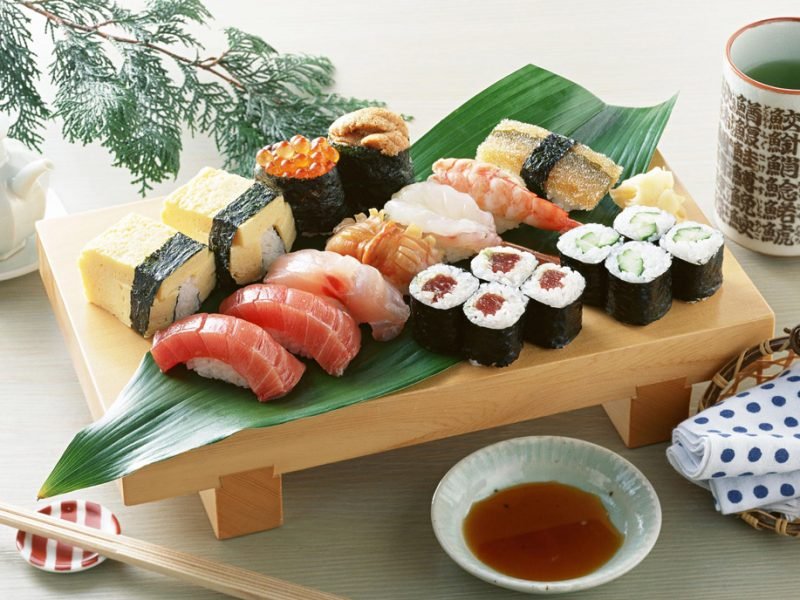i diversi tipi di sushi