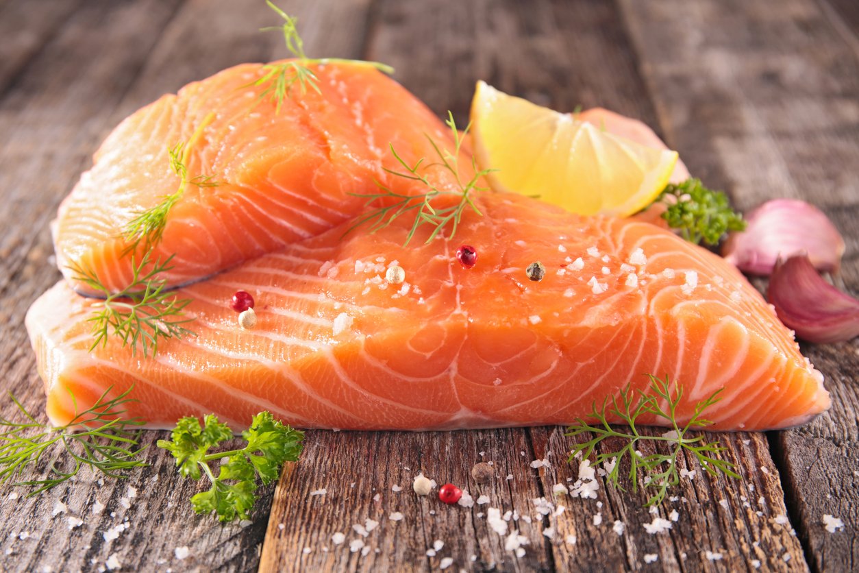 Salmone sashimi
