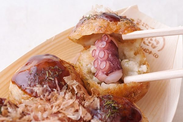 Palline fritte di Polpo con salsa Teriyaki